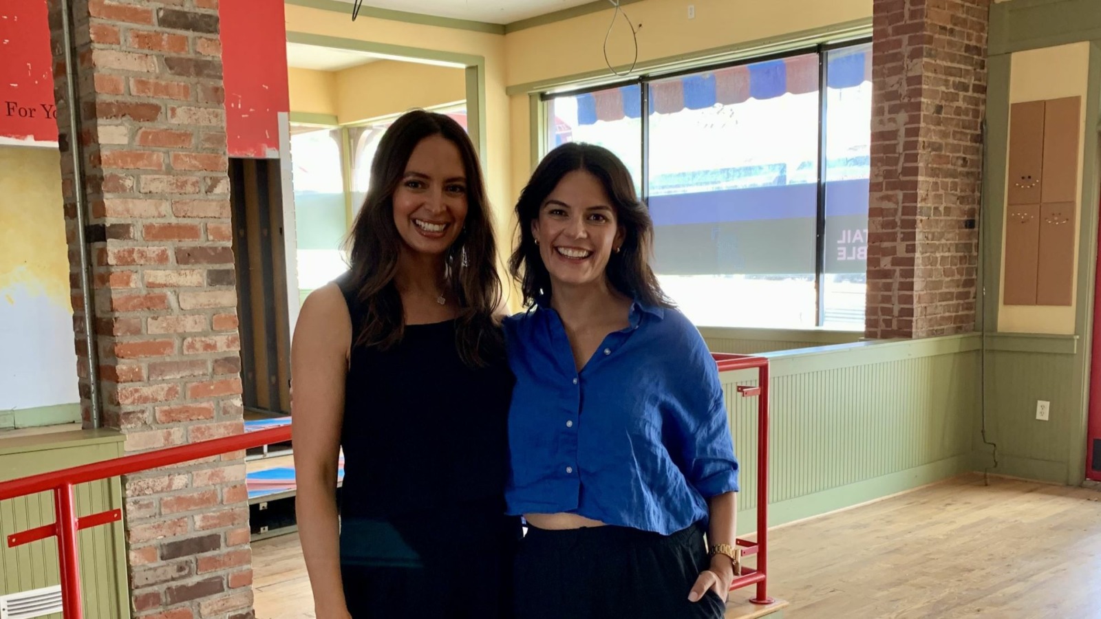 Claire Tully Markus, left, and Jamie Hickey at their new Brookside shop.