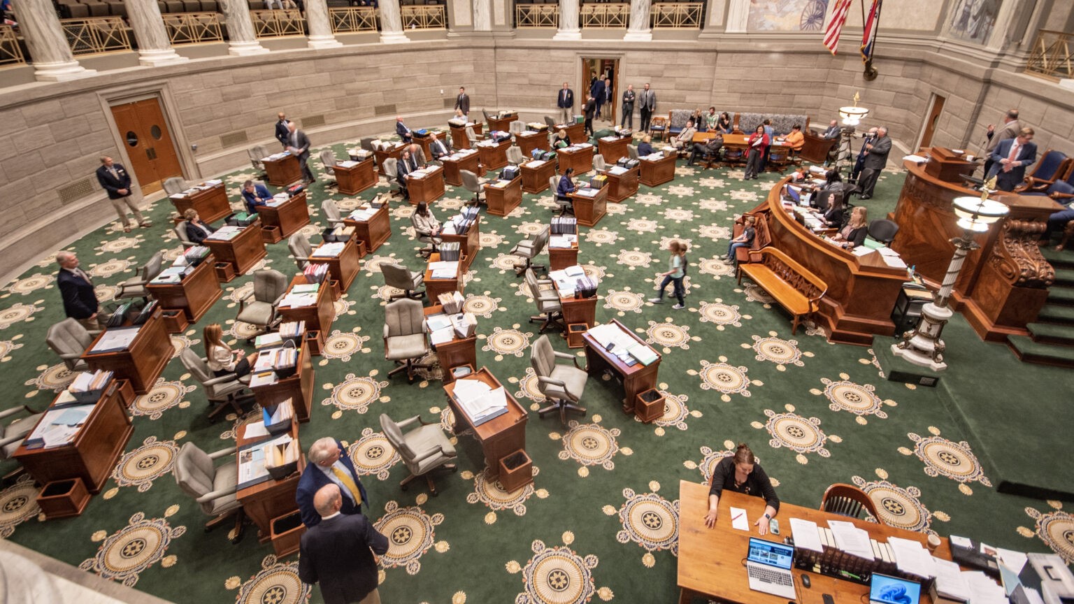 The Missouri Senate in session.