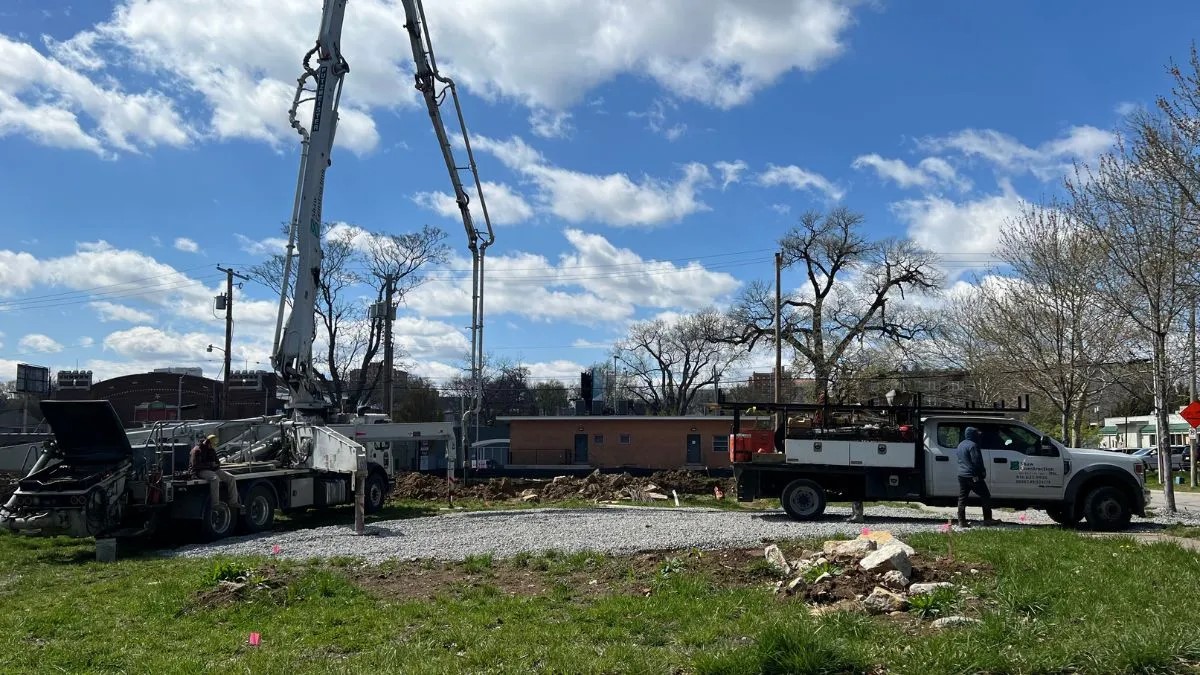 An Aspen Homes construction site.