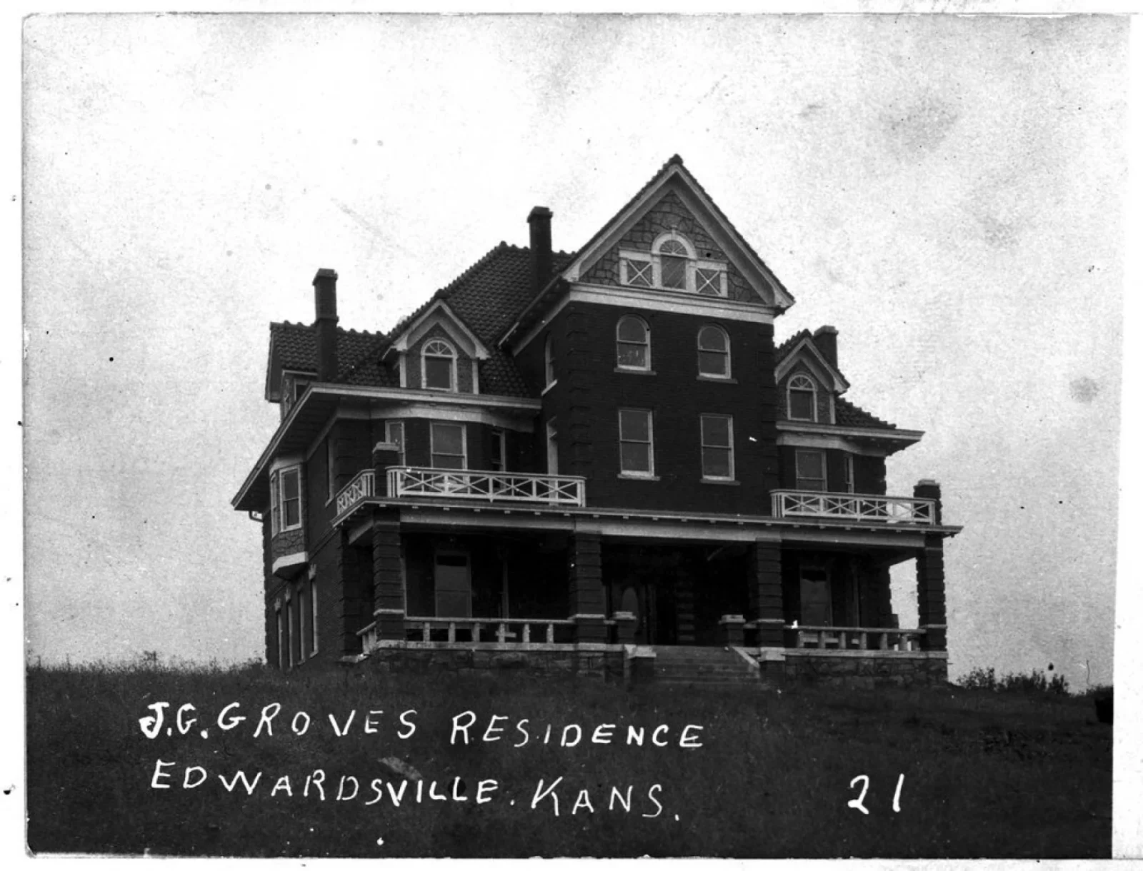 The Groves family lived in this large home; “The Country Gentleman,” a national agricultural publication, described it as a “22-room palace.” (Contributed)