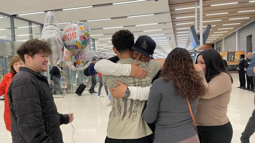 Evenezer Cortez Martinez, a DACA recipient who was detained and deported after returning from Mexico last week, has returned to his home in the Kansas City area. (Mary Sanchez/The Beacon)
