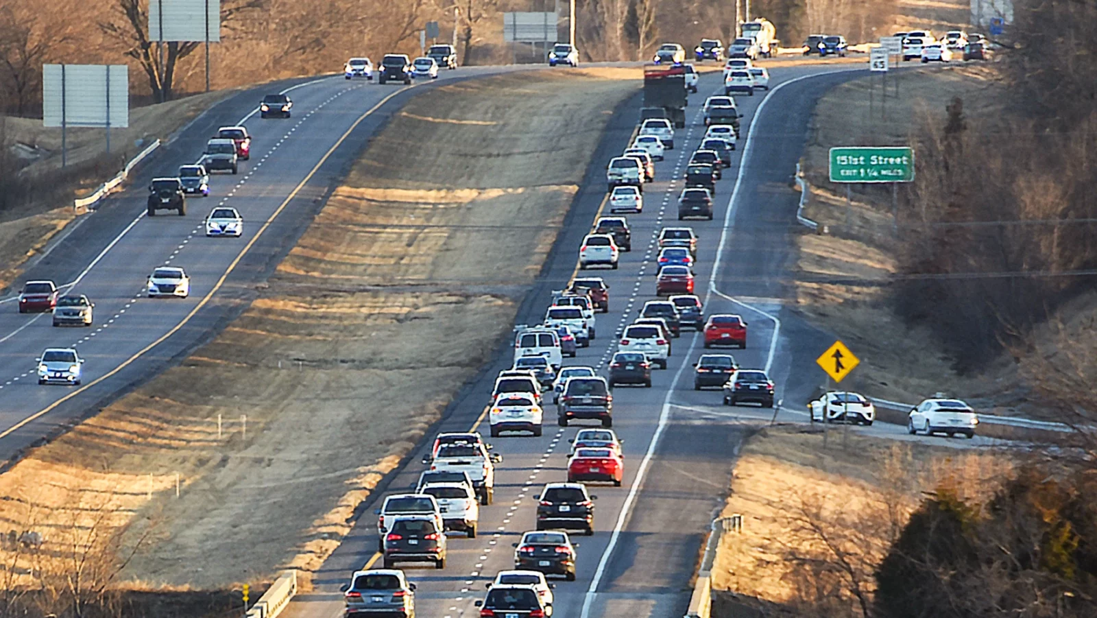A new toll road slated to open Saturday aims to reduce congestion on a busy stretch of U.S. Highway 69 in Overland Park. The opening ends three years of disruptive construction. (Courtesy 69Express)
