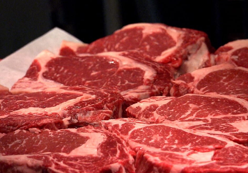 A platter of steaks at a steakhouse in Omaha, Neb. (Photo: Brian Seifferlein | Harvest Public Media file)