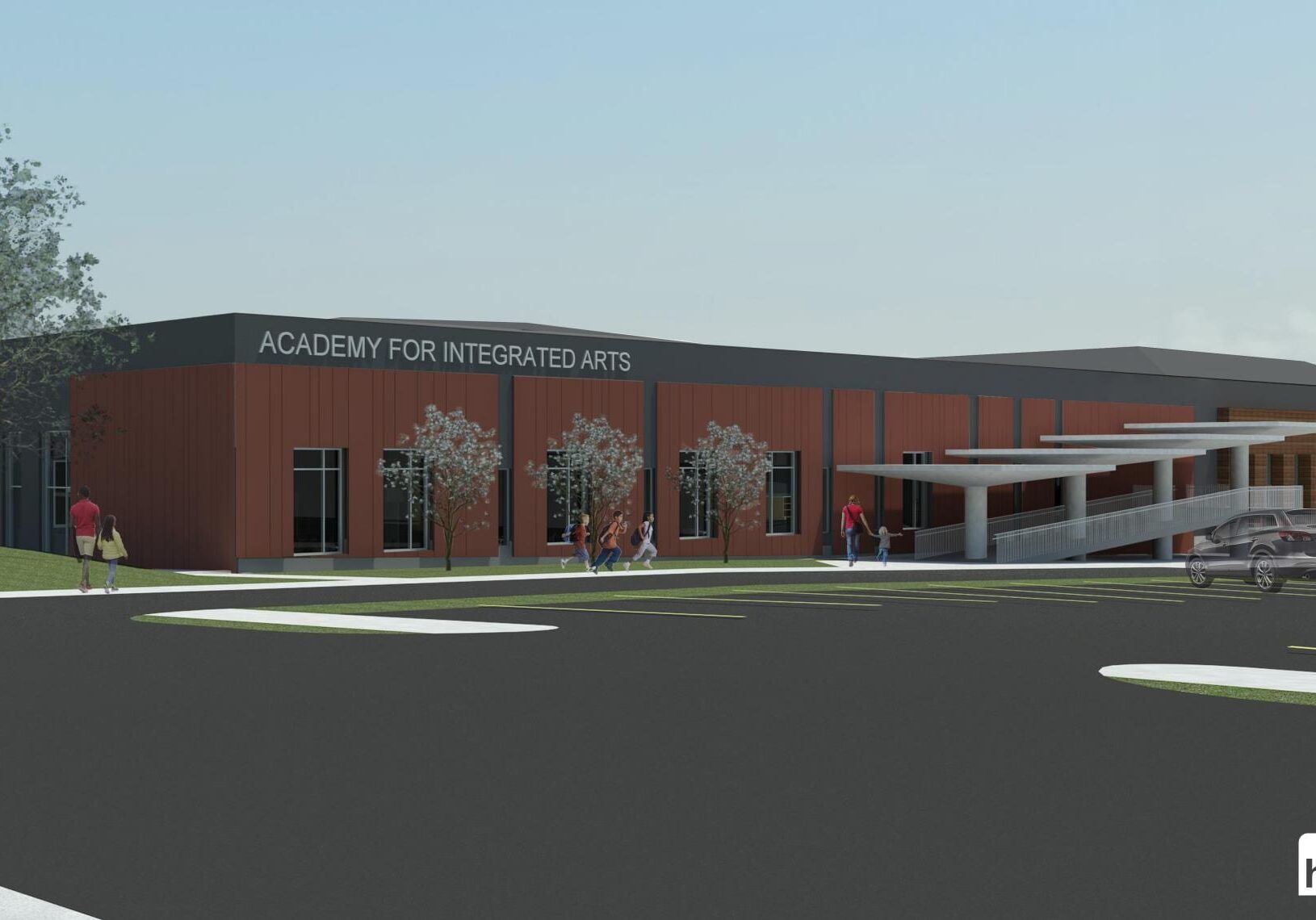 artist's rendering of renovations