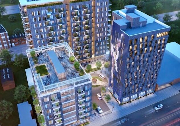 Mashburn Development is proposed a hotel and apartment project at 1650 Broadway just west of the Kauffman Center for the Performing Arts.