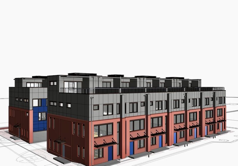 19th and Locust townhomes