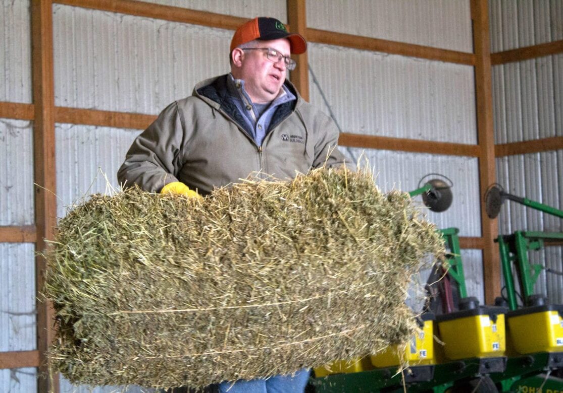 Iowa Farmers Union president Aaron Lehman says farmers, politicians and consumers will need to work together to draft the best possible Farm Bill. (Amy Mayer | Harvest Public Media)
