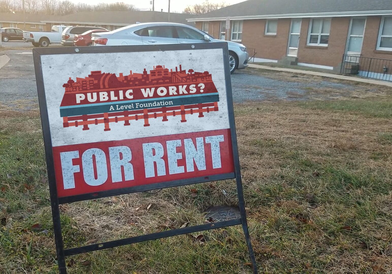 For rent sing - Public Works logo