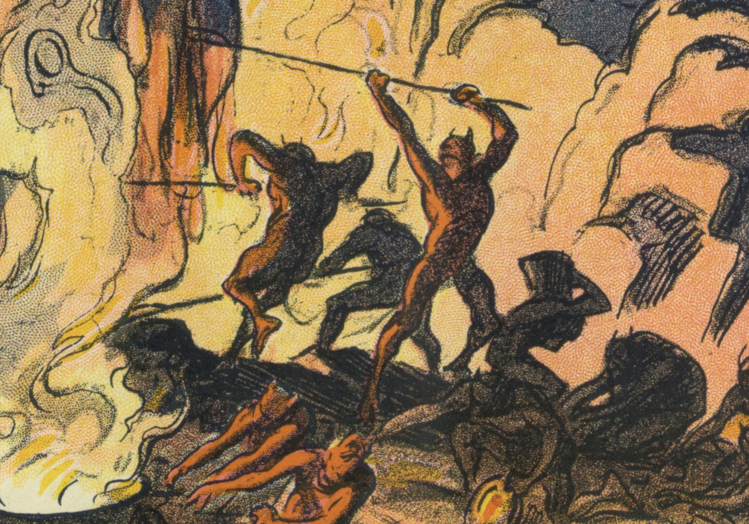 Artistic depiction of hell