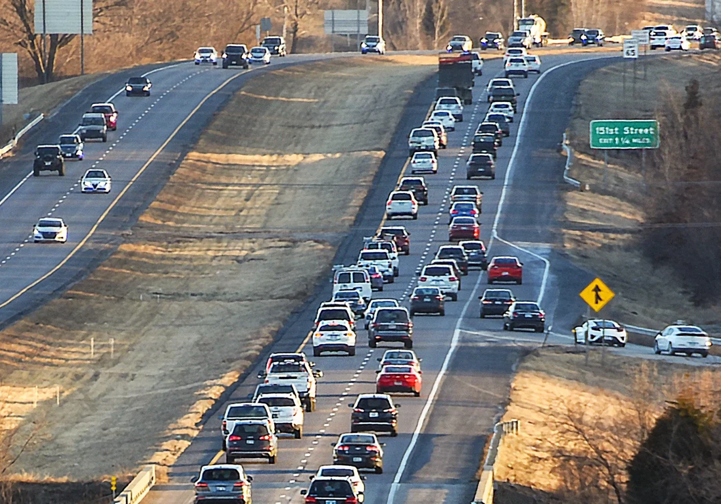 A new toll road slated to open Saturday aims to reduce congestion on a busy stretch of U.S. Highway 69 in Overland Park. The opening ends three years of disruptive construction. (Courtesy 69Express)