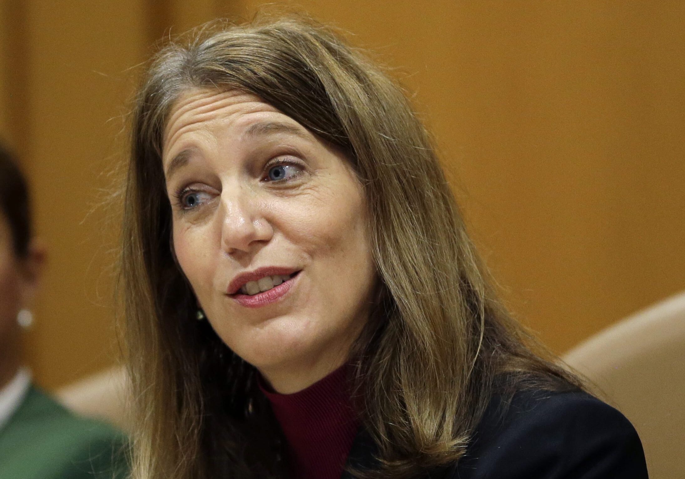 FILE - In this Nov. 17, 2014 file photo, Health and Human Services Secretary Sylvia Burwell speaks in Miami. Sen. John Cornyn, R-Texas accused Burwell of being "contemptuous" of Congress on Wednesday by sidestepping about the Obama administration's preparations for a Supreme Court challenge to President Barack Obama's health care law. (AP Photo/Alan Diaz, File)