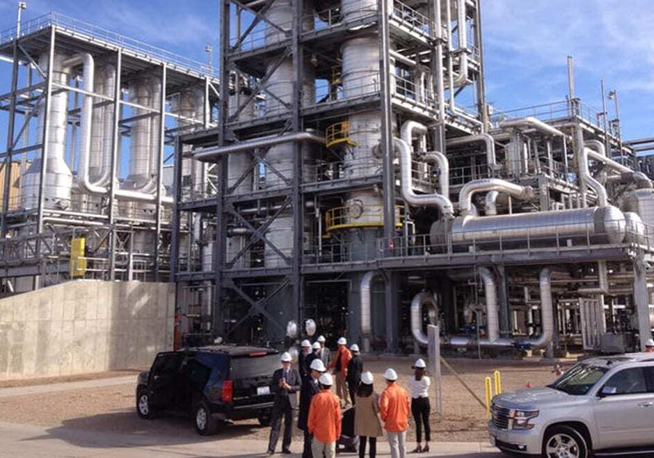 Abengoa Bioenergy recently halted operations at its new-generation ethanol plan in southwest Kansas. (Bryan Thompson | Heartland Health Monitor)
