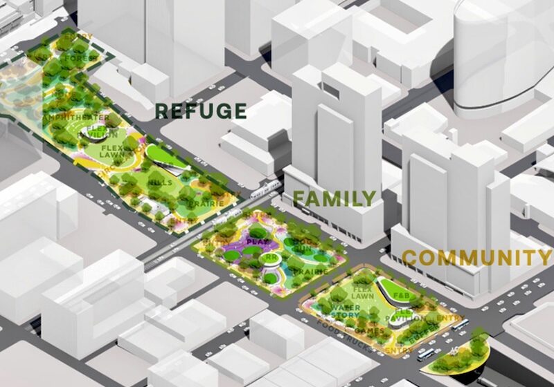 Aerial South Loop Link Scheme A