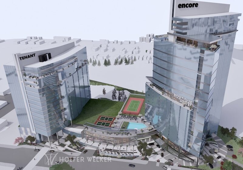 Aerial of EPC Broadway plan