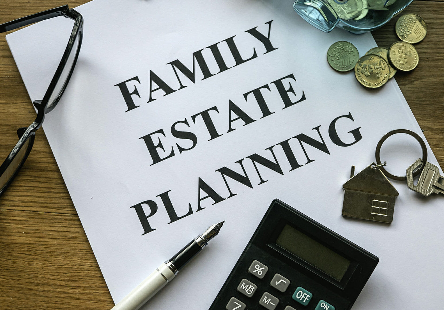 Estate planning photo illustration.