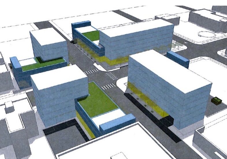 Armour Corners overhead