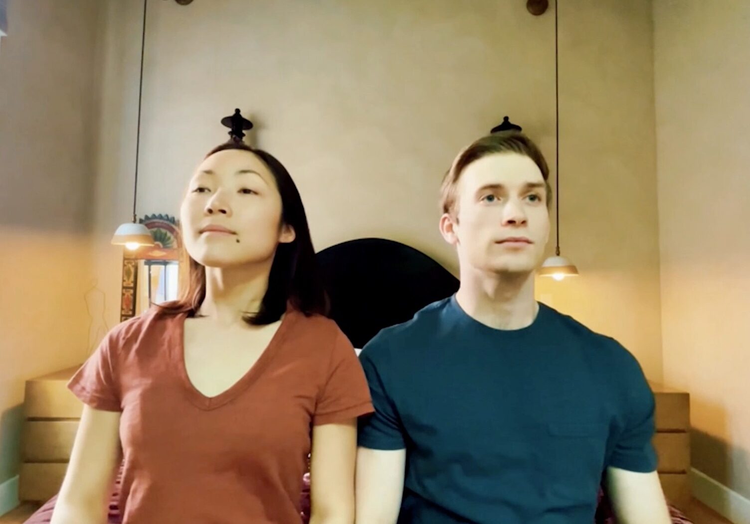 Scene from a movie at the Kansas City Underground Film Festival.