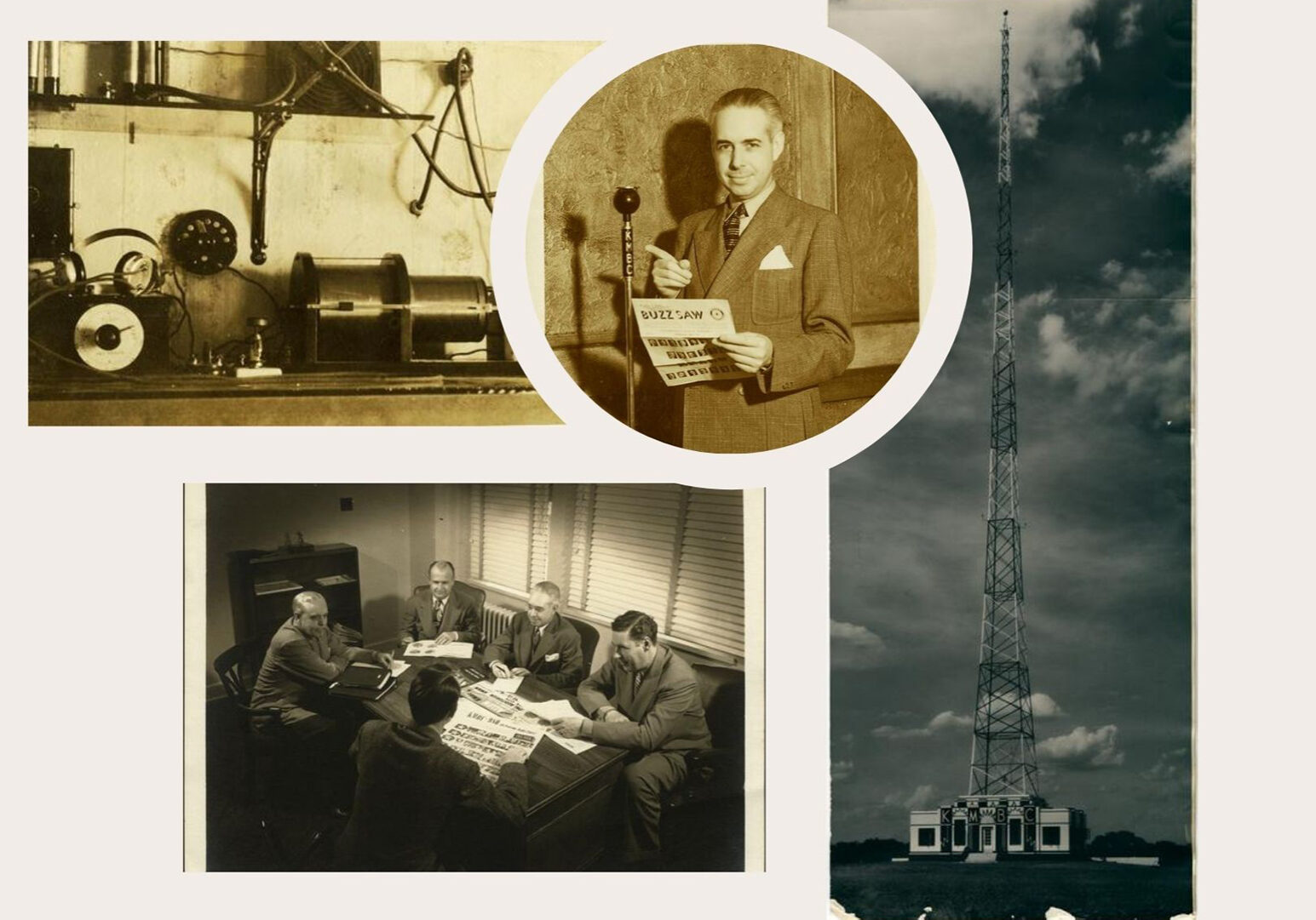 Here's Arthur B. Church and images of the station he started, KMBC
