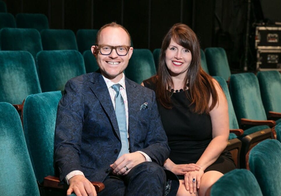 Kansas City Repertory Theater Artistic Director Stuart Carden and Executive Director Angela Gieras.