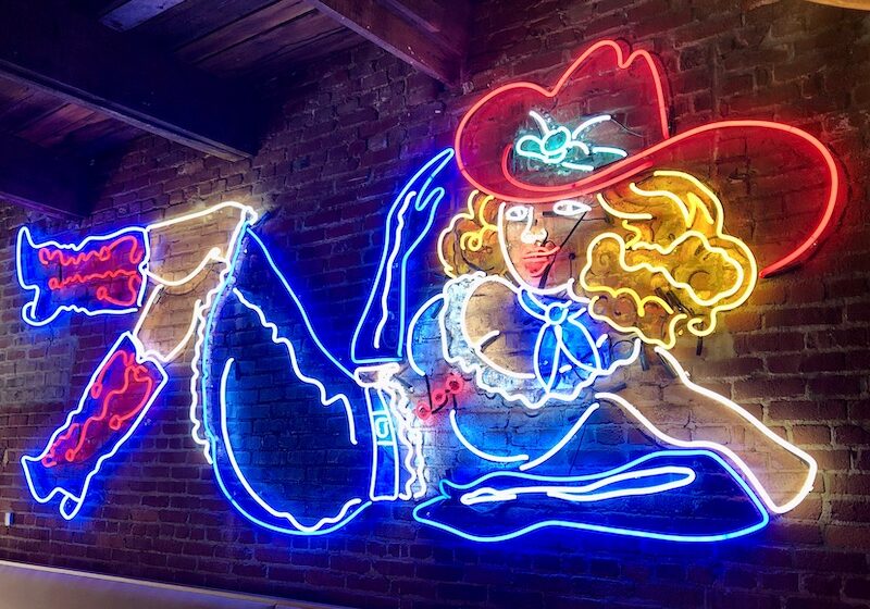Atomic neon cowgirl