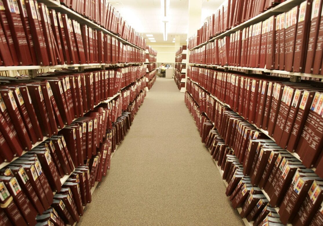Books of birth certificates are archived in Ohio Department of Health Vital Statistics building, as seen Oct. 25, 2006, in Columbus, Ohio. Vital statistics offices around the country try to automate the centuries-old practice of keeping birth records. The shorter wait likely will mean a higher cost to consumers. (AP Photo/Kiichiro Sato)