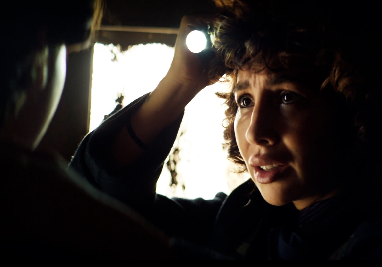 Jackie Cruz in a scene from the movie "BOYMOM."