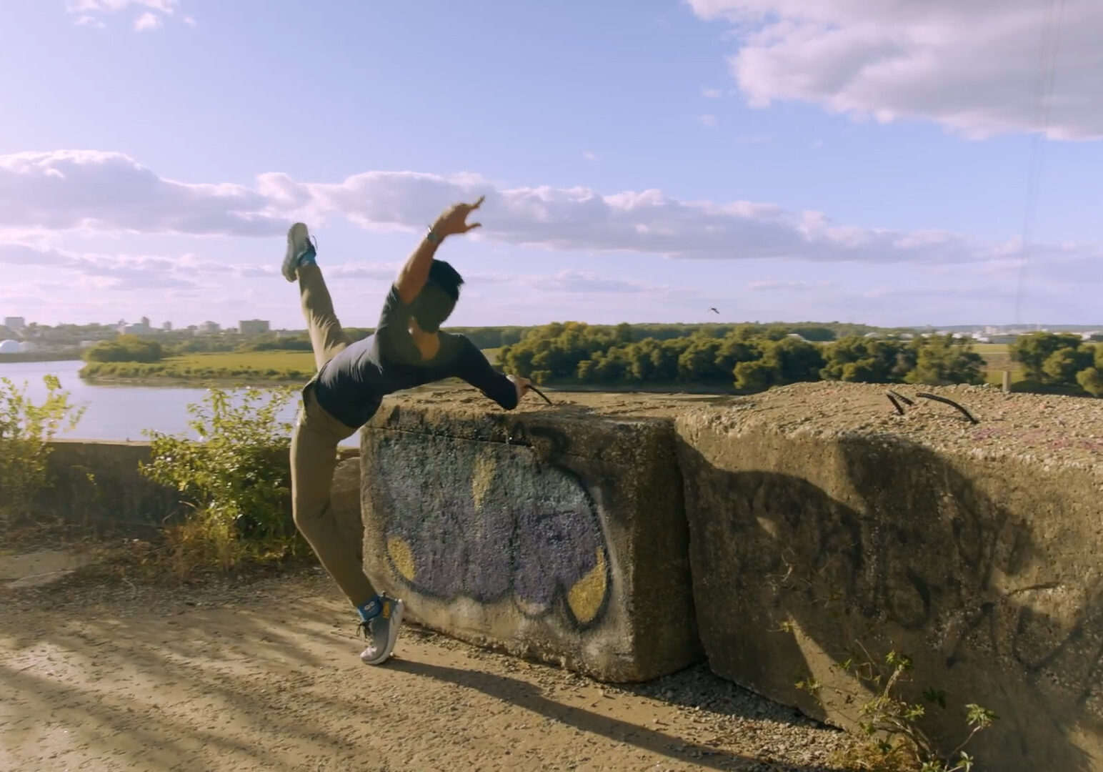 A dancer with Ballet Street Project on "KC Performs."