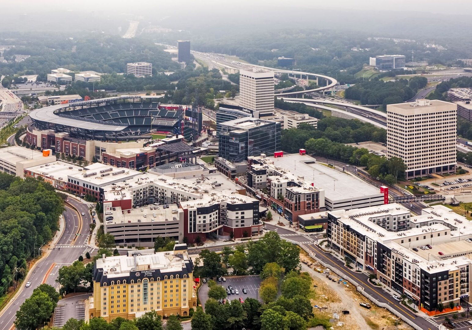 The Battery Atlanta, a mixed-use development with offices, residences, restaurants and bars, was built next door to the ballpark and attracts customers year round.