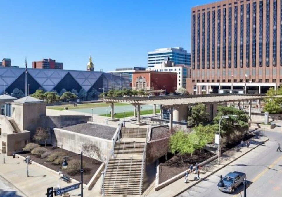 Barney Allis Plaza and its underground garage opened in 1955 and is considered in poor condition by professionals and the public alike.