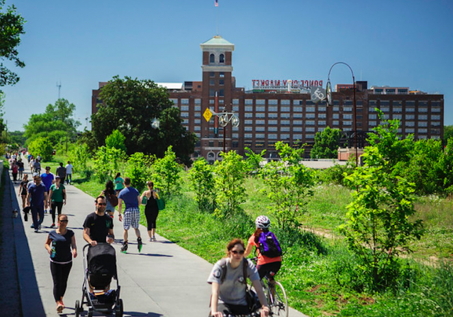 Picture of BeltLine recreational trail in Atlanta.