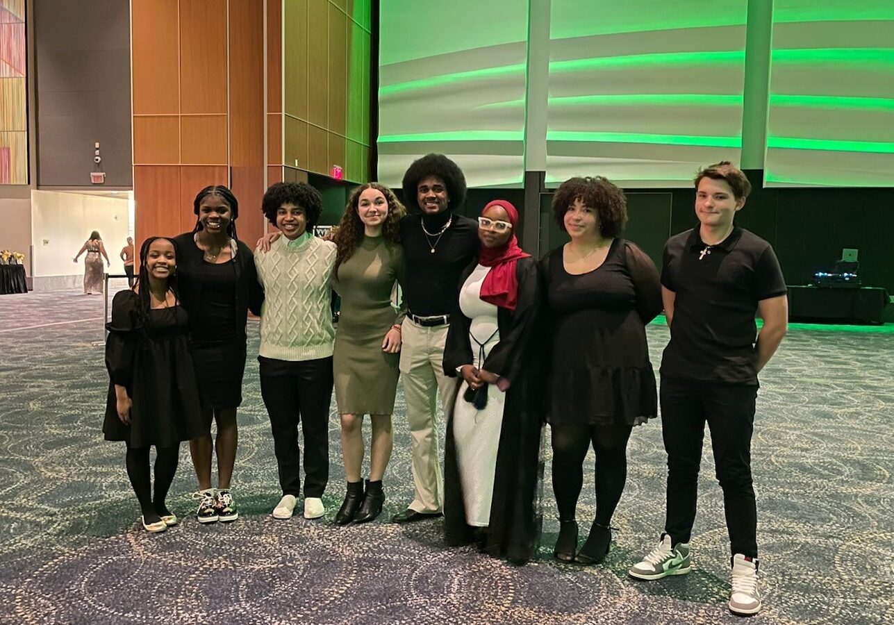 Members of the Black Archives of Mid-America's Youth Coalition Network attended the 50th anniversary gala. The group is about four years old and works to develop their skills for research, such as a recent project on reparations.