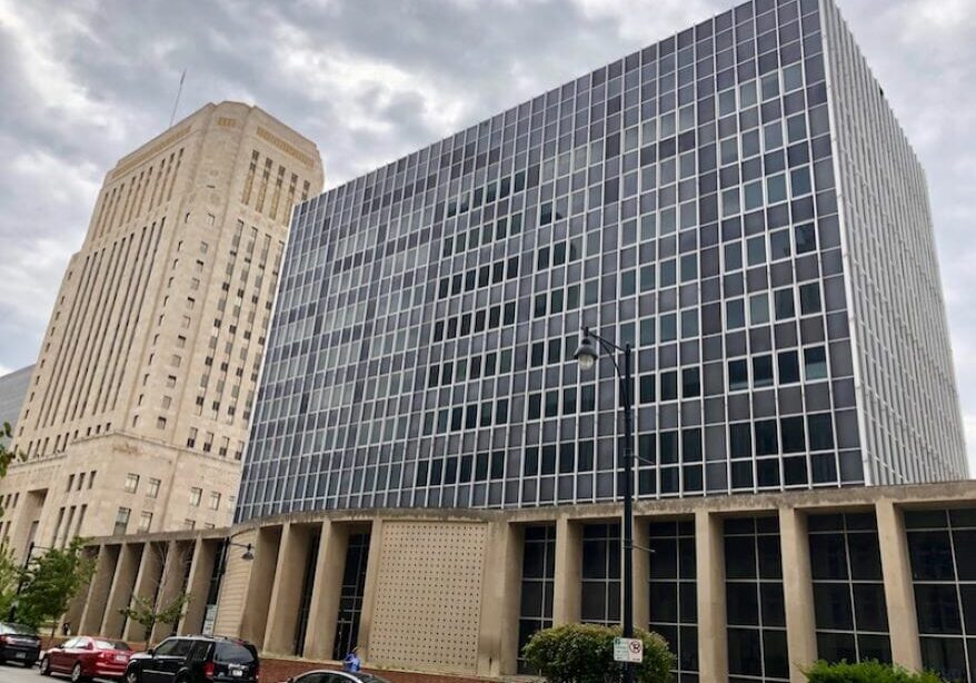 The historic Board of Education building at 1211 McGee was demolished in 2020.