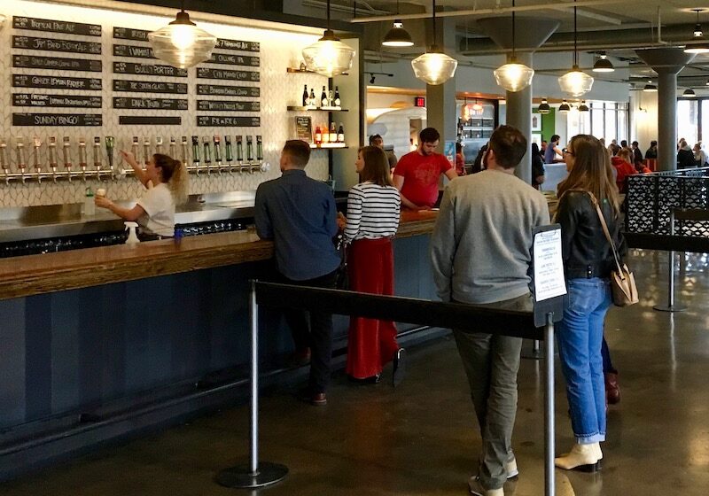 Boulevard Beer Hall bar