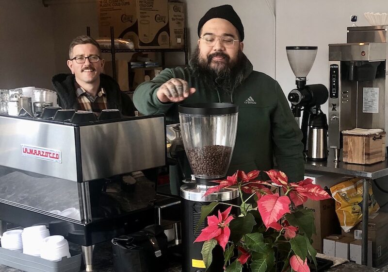 Brian Denman (left) and Jamakee Blackburn