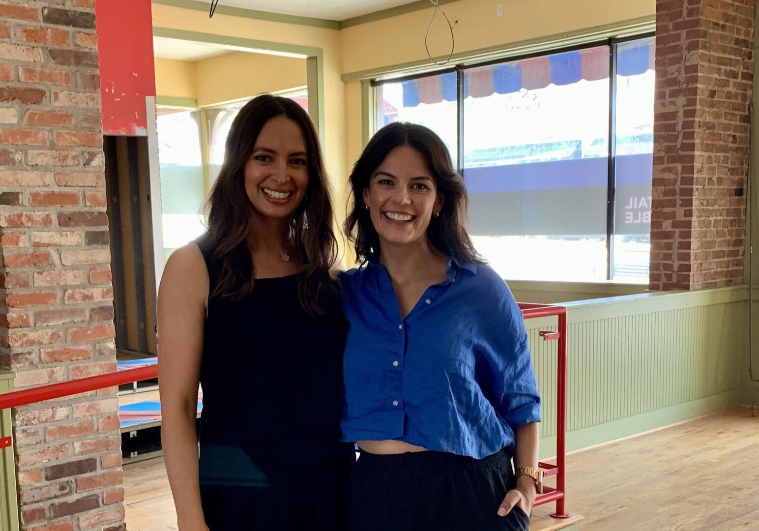 Claire Tully Markus, left, and Jamie Hickey at their new Brookside shop.