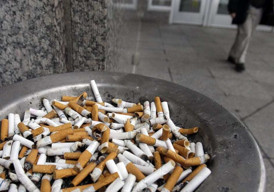 Full ashtray