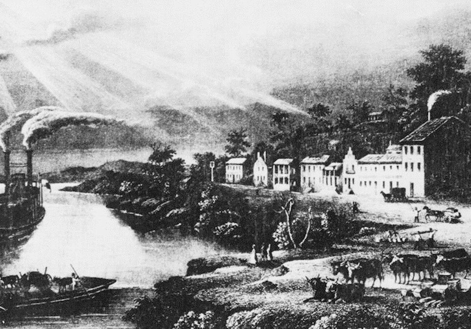 Westport Landing on the Missouri River.