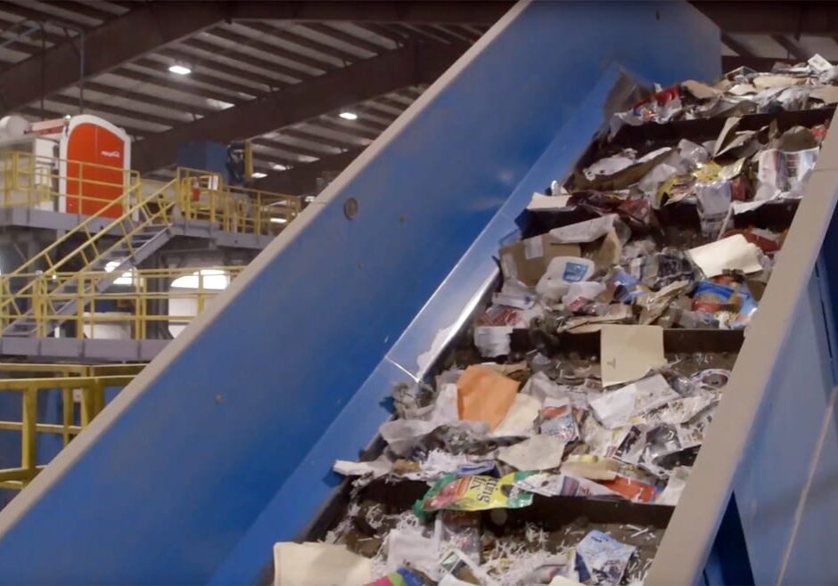 A recycling facility in Harrisonville, MO