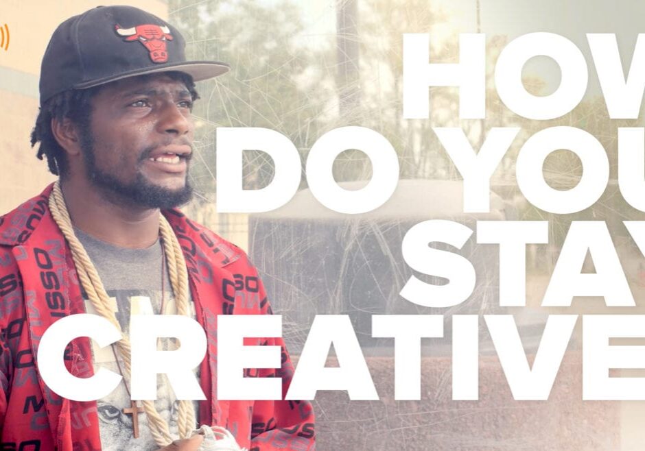 Lemonte on how he stays creative. (Craig Smith | Flatland)