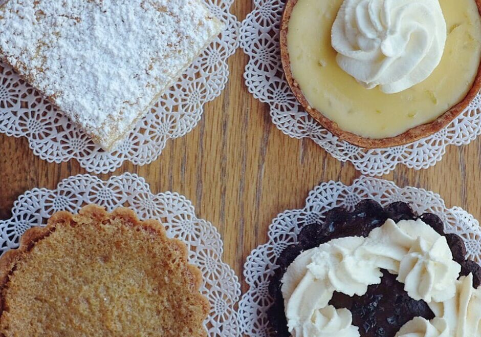 Four pastries.