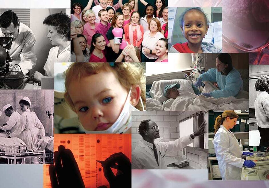 Series of images from "Cancer: Emperor of All Maladies."