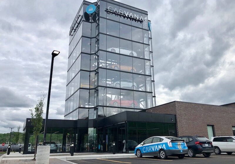 Carvana car vending machine