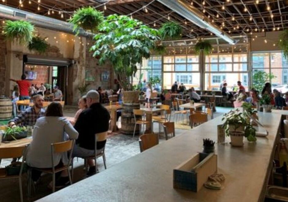 Interior view of Casual Animal, one of the stops on the Caturday in the Crossroads bar crawl.