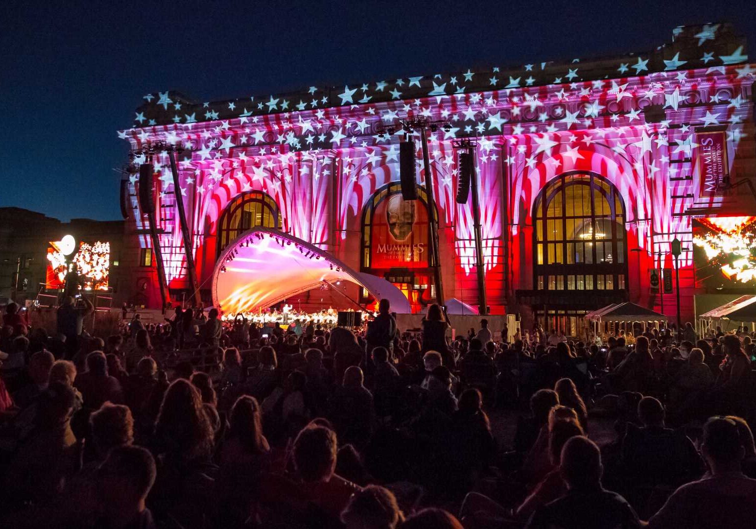 Celebration at the Station