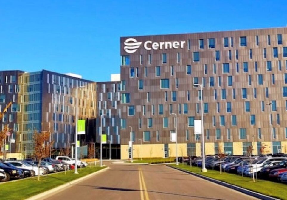 The Cerner "Continuous Campus" at Village West in western Wyandotte County opened in 2013.