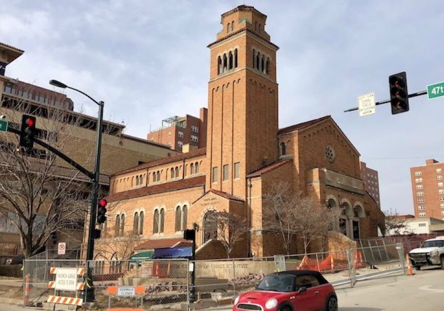 The Seventh Church of Christ, Scientists, would be demolished to make way for the Cocina47 project.
