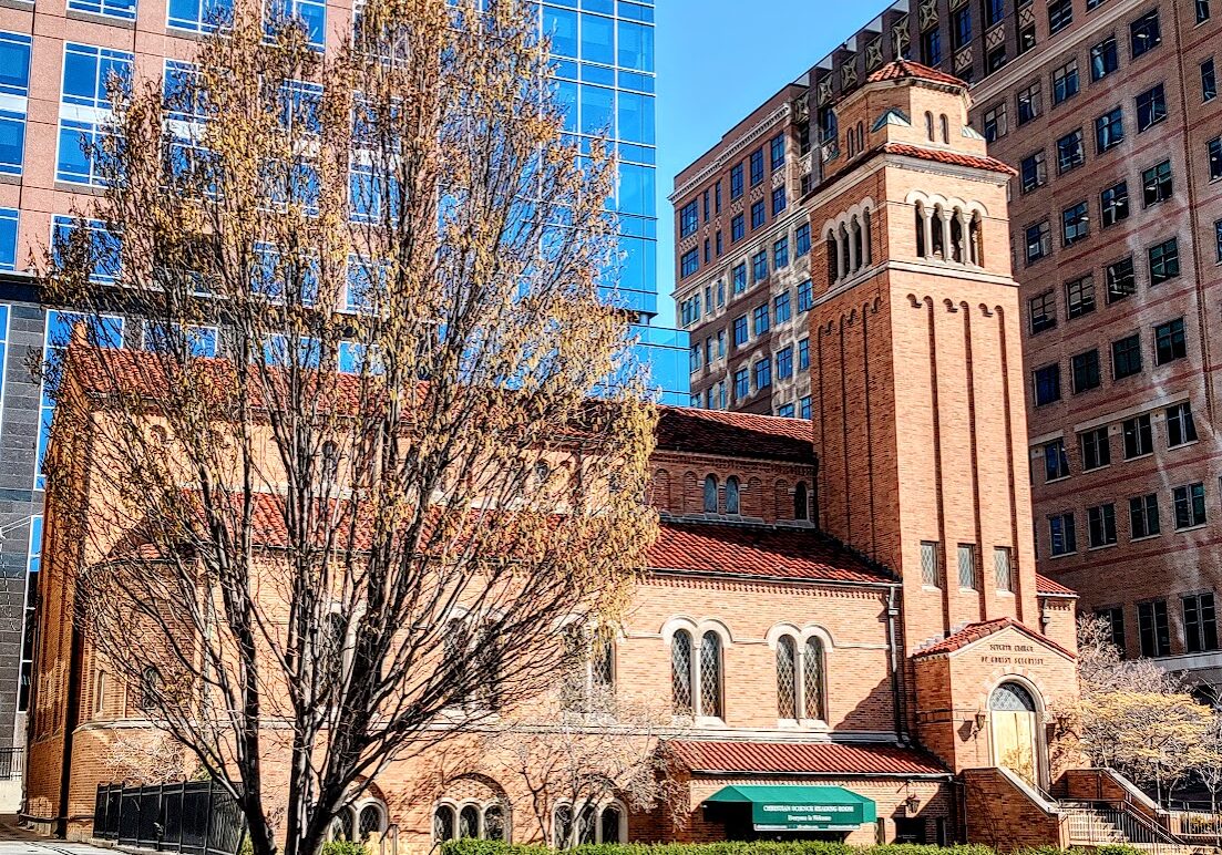The Seventh Church of Christ Scientists on 47th Street at the edge of the Country Club Plaza closed recently. It will be demolished and replaced with a three-story restaurant building. The congregation has found a nearby home.