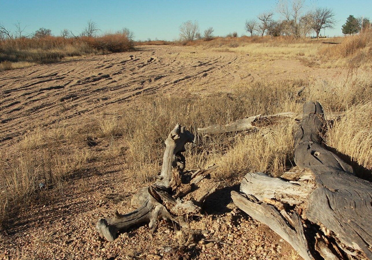 Santa Fe Trail crossing at Cimarron. The Ogallala aquifer groundwater levels in much of western Kansas started dropping in the 1950s as pumping increased, according to the Kansas Geological Survey.