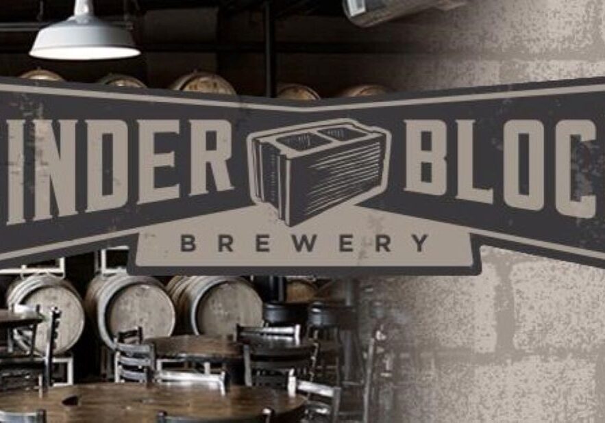 Cinder Block Brewery's taproom.