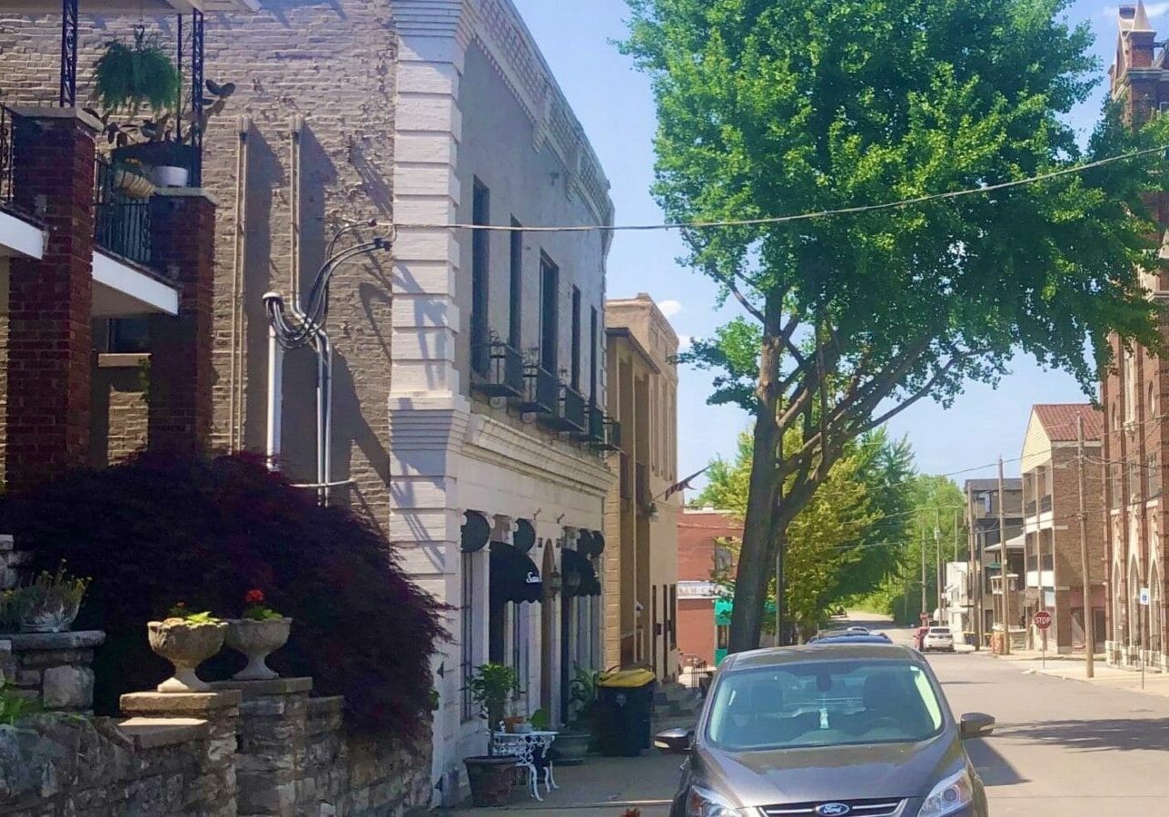 A street scene in the historic Columbus Park neighborhood.